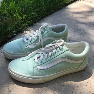 Vans Old Skool Mint Colored Size 9